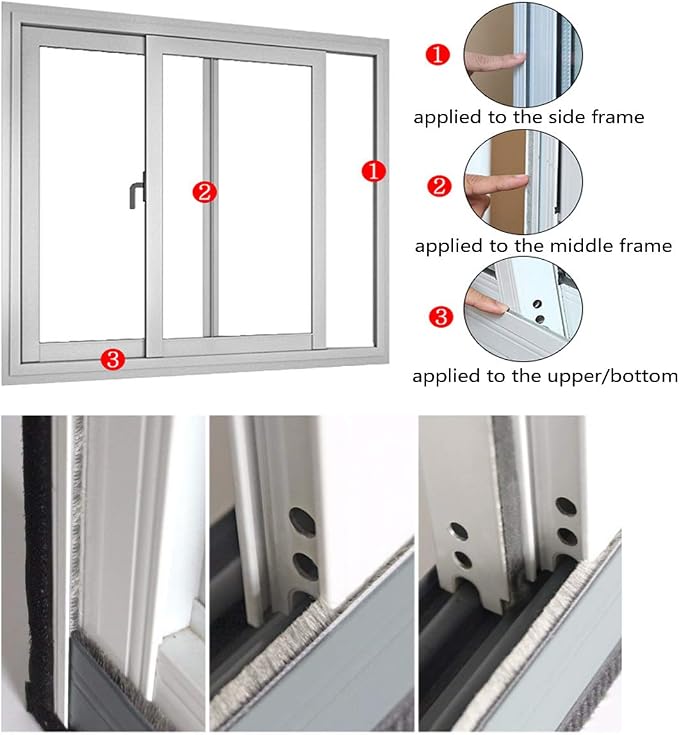 Felt Weather Stripping Door Seal Brush - Image 5
