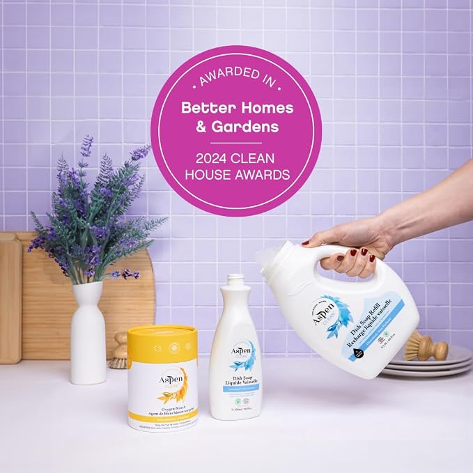 AspenClean Natural Dish Soap and Refill Lavender and Lemongrass - Image 6