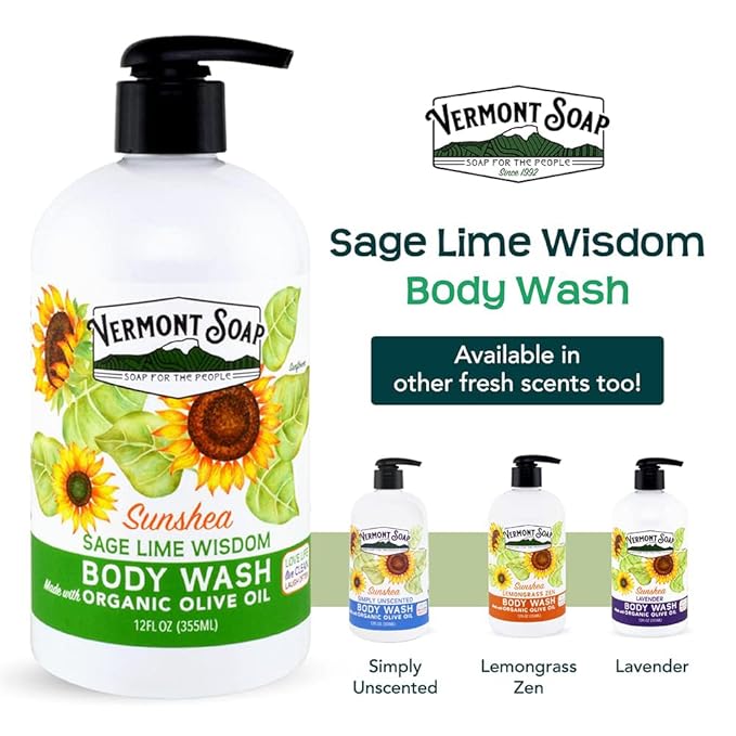 VERMONT SOAP Body Wash, Natural Body Wash - Image 6