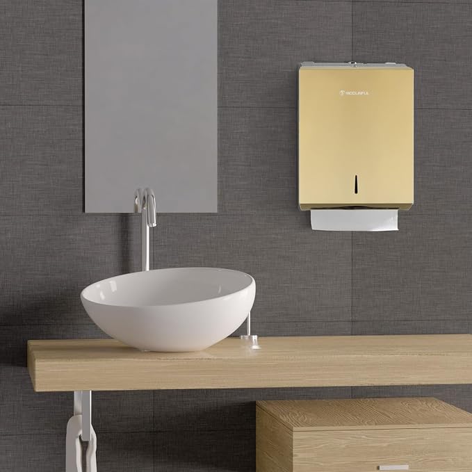 Commercial Paper Towel Dispenser Gold - Image 5