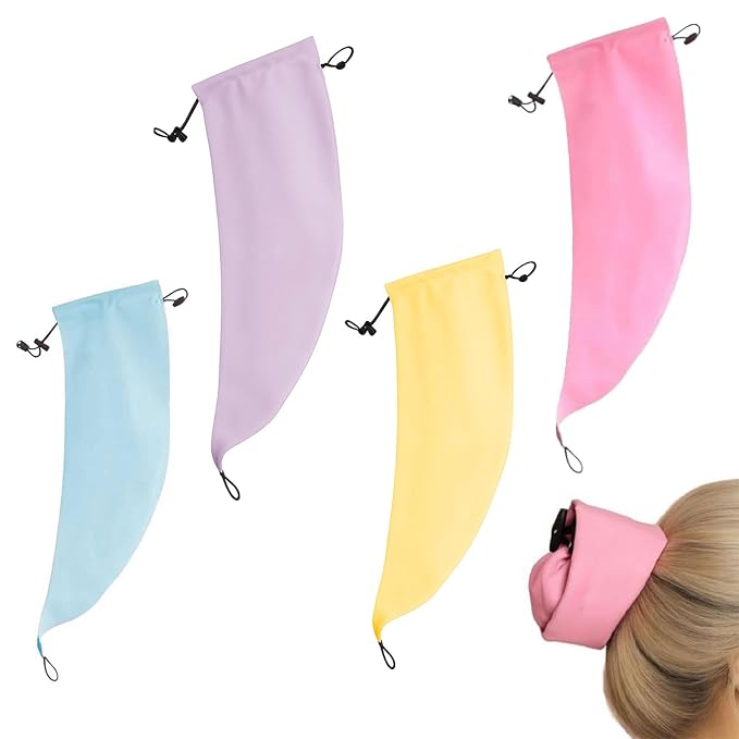 Waterproof Hair Sleeve for Long Hair, Crown Washing Shower Cap Ponytail by Unknown