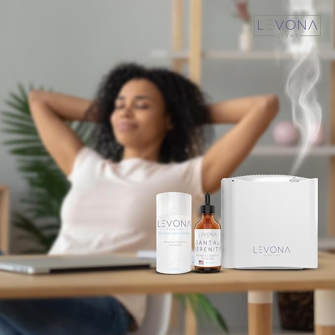 Levona Scent Santal Serenity Essential Oil: Notes of Sandalwood, Papyrus & Amber - Image 4