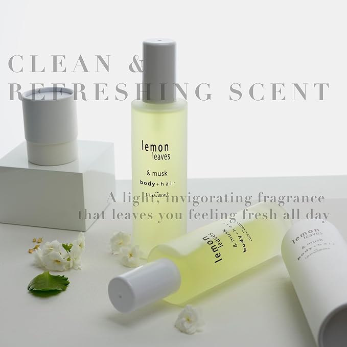 Liliya's Aroma Lemon Leaves After-Shower Body Spray | Clean Scented Hair Mist | - Image 6
