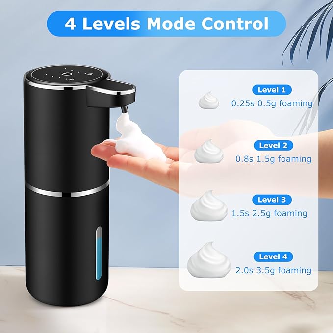 Automatic Soap Dispensers, 12.8oz/380ml USB Touchless Automatic Foaming Soap - Image 4