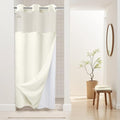 River Dream Stall Heavyweight No Hooks Required Dotted Waffle Weave Shower by RiverDream