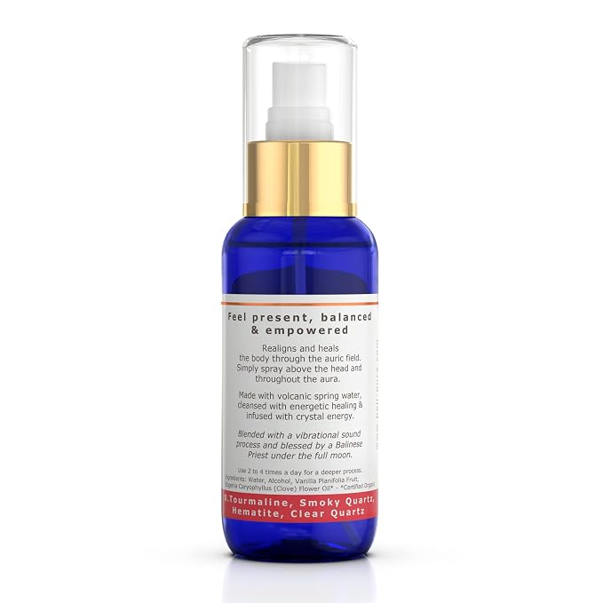 BALIPURA - Grounding Cleansing Healing Aura Spray - Natural Infused Auric - Image 2