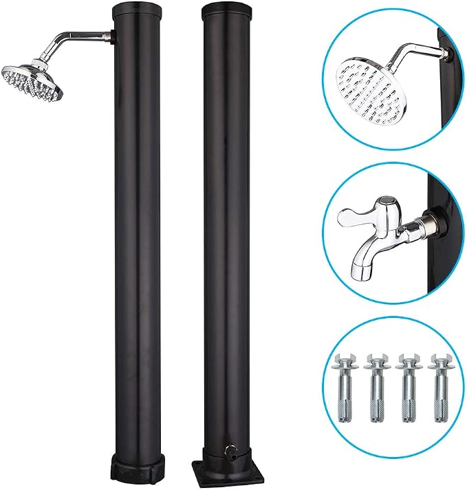 VINGLI Solar Heated Shower, 5.5 Gallon Outdoor Shower - Image 3