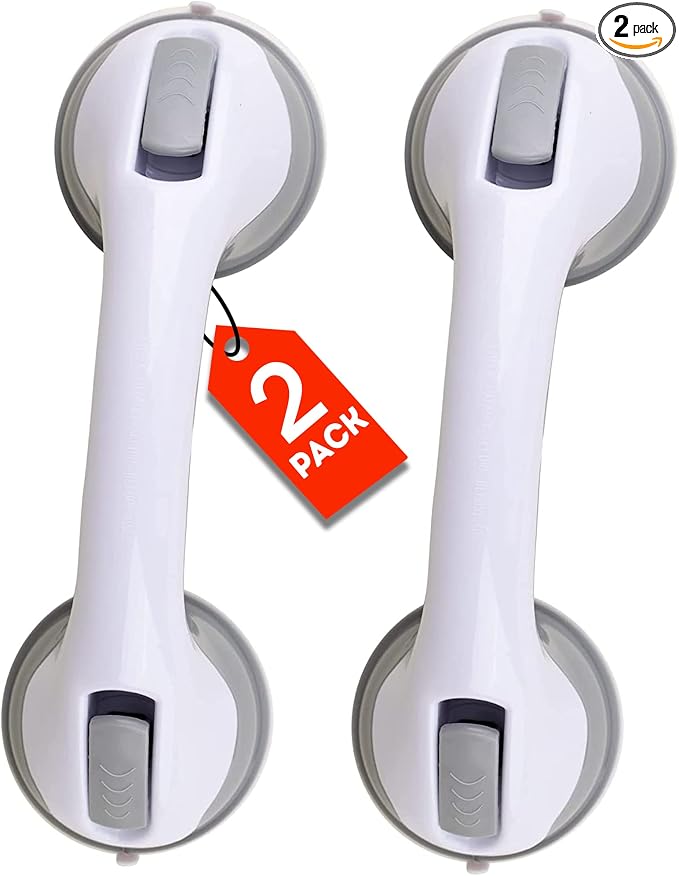 Grab Bars for Bathtubs and Showers, Heavy Duty Shower Handle 2 Pack 12 Inch for by ZALIK