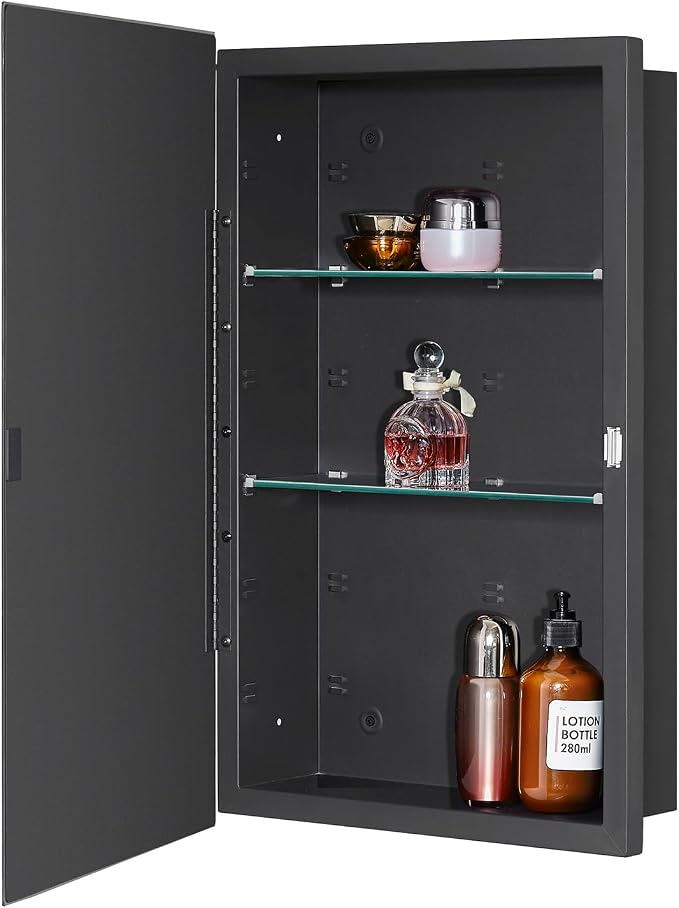 Black Bathroom Medicine Cabinet - Image 5