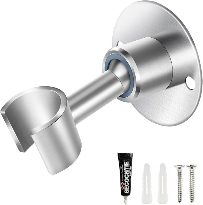 Shower Head Holder Wall Mount, Stainless Steel Handheld Shower Head Holder by Lokyanwin