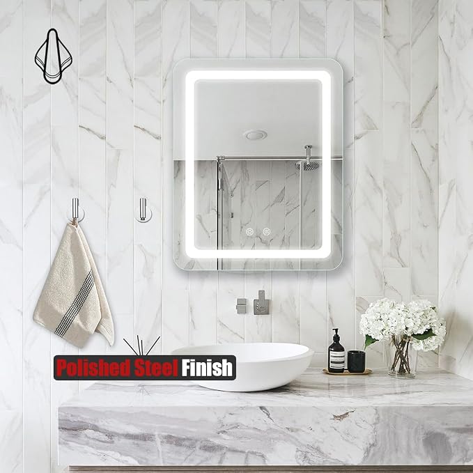 JQK Self Adhesive Towel Hook Chrome, No Drill Stick on Coat Robe Clothes Wall - Image 6