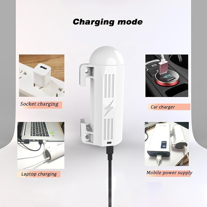 Portable Outdoor Shower Pump Camping Shower Pump Rechargeable LED IPX8 - Image 6