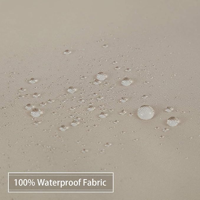 CAROMIO Hotel Quality 100% Waterproof Fabric Shower Curtain or Liner - Image 4