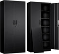 Metal Storage Cabinet, 71 Inch Tall Metal Storage Cabinet by YEEZER