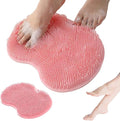 Shower Foot Scrubber Mat with Non-Slip Suction Cups, Non Slip Bathtub and by YAWOTA