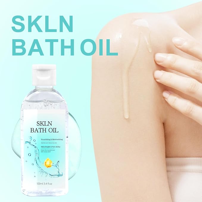 SKLN Deep Hydrating Bath & Shower Oil – Silky Smooth Skin, Moisturizing & - Image 2