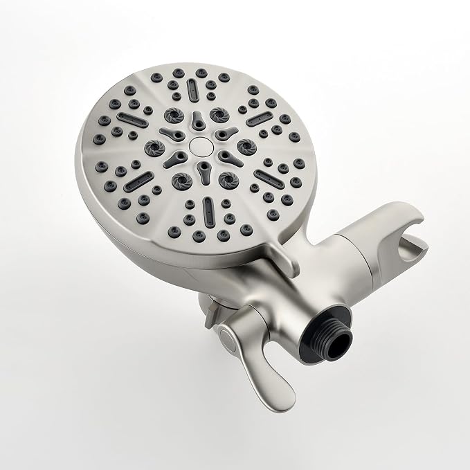 2 Handles Shower Faucet Shower System Complete 2 in 1 Shower Combo Set - Image 9
