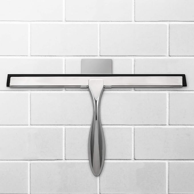 Simtive 14-Inch Shower Squeegee Set, Includes Shower Door Hook and Adhesive Hook - Image 5