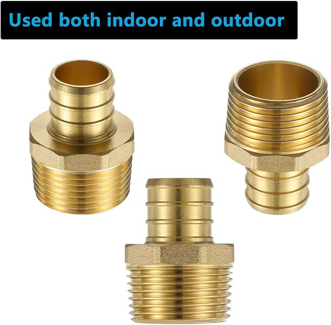 Lidertik PEX Fittings 3/4 Inch Male NPT Adapter, 3/4" PEX F1807 to 3/4" NPT - Image 4