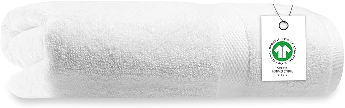 Delara Organic Cotton Luxuriously Plush Bath Sheet | GOTS & Oeko-TEX Certified by Delara