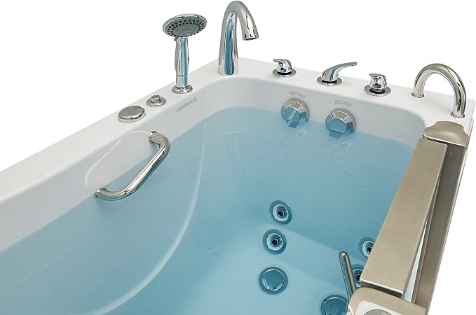 Ella Royal 32"x52" Acrylic Hydro Massage Walk-In Bathtub - Image 4