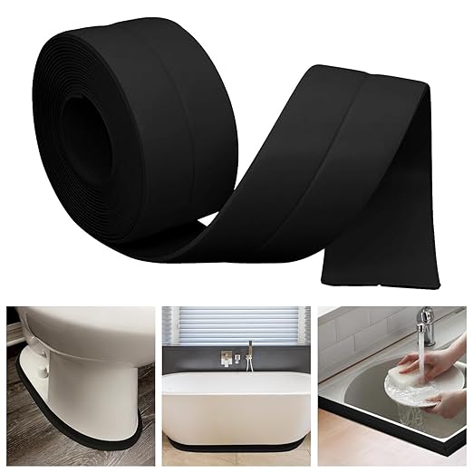 Caulk Tape Bath & Kitchen Self Adhesive Waterproof, Toilet Caulking Strip by RHRVBSS