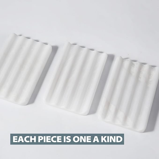 2PCS Koville African Natural Marble Soap Dish - Image 5