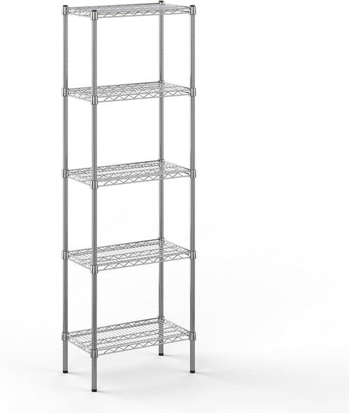 14" Deep x 24" Wide x 74" Height Wire Shelving Kit | 5-Tier | NSF Commercial by Regal+Altair