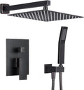 Rain Shower System 12 Inches Shower Combo Set Oil Rubbed Bronze Wall Mount by ArtiquaSanitaryWare