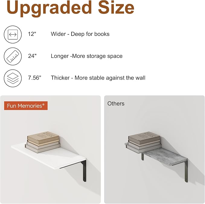 Fun Memories Deep Floating Shelves - Image 5