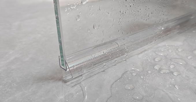36" Shower Door Bottom Seal Strip Frameless Shower Sweep - Image 8