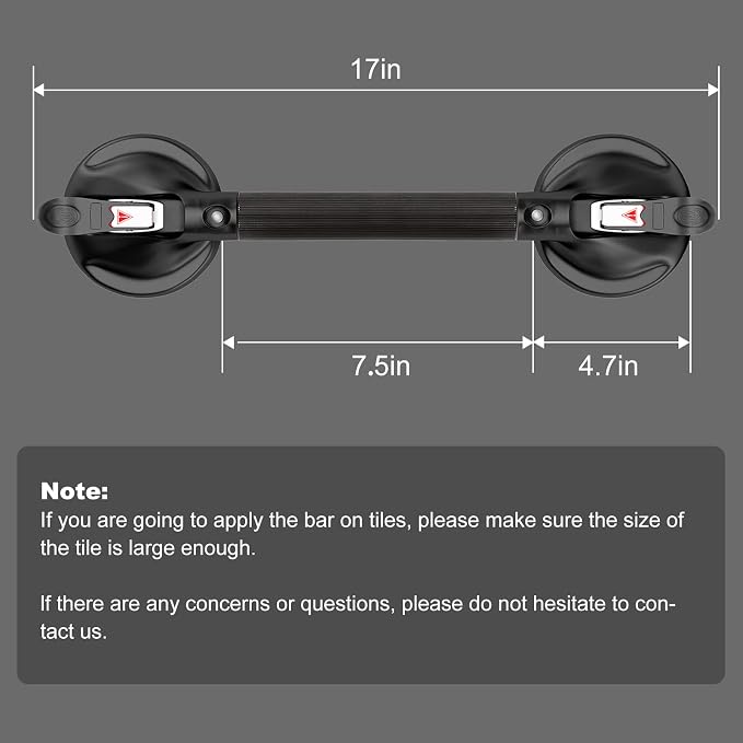 17-Inch Shower Handle - Image 3