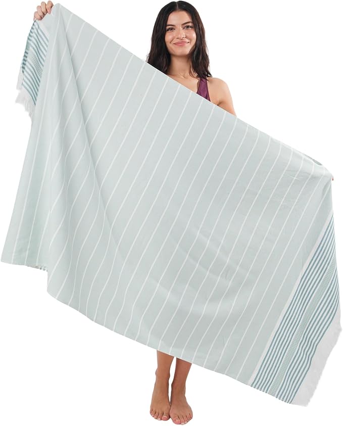 SOFE H&L | LINVIA Foutah Quick Dry Beach Towel Pack of 1 Basic - Image 4