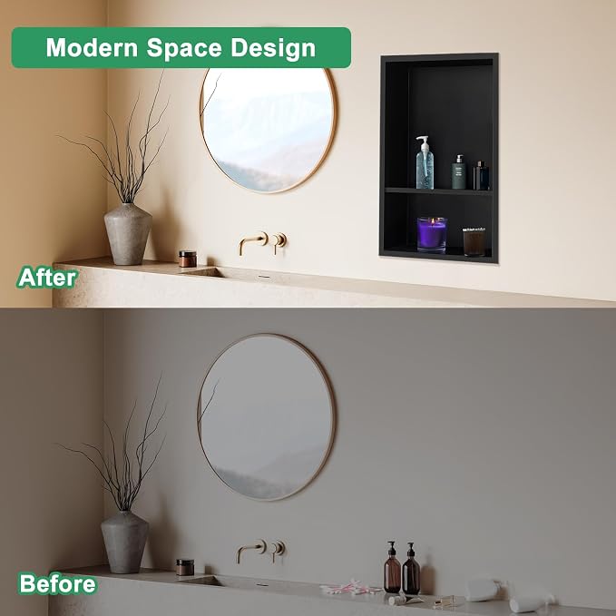 SaniteModar Shower Niche, Stainless Steel Niche - Image 3