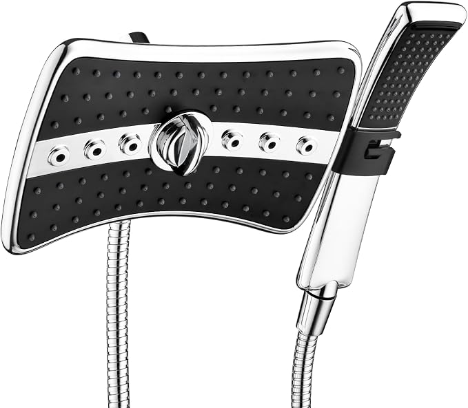 BRIGHT SHOWERS High Pressure Dual Shower Head Combo, Handheld Showerhead by BRIGHTSHOWERS