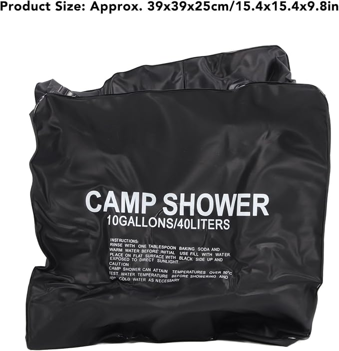Solar Shower 40L, Portable Cam Shower - Image 5