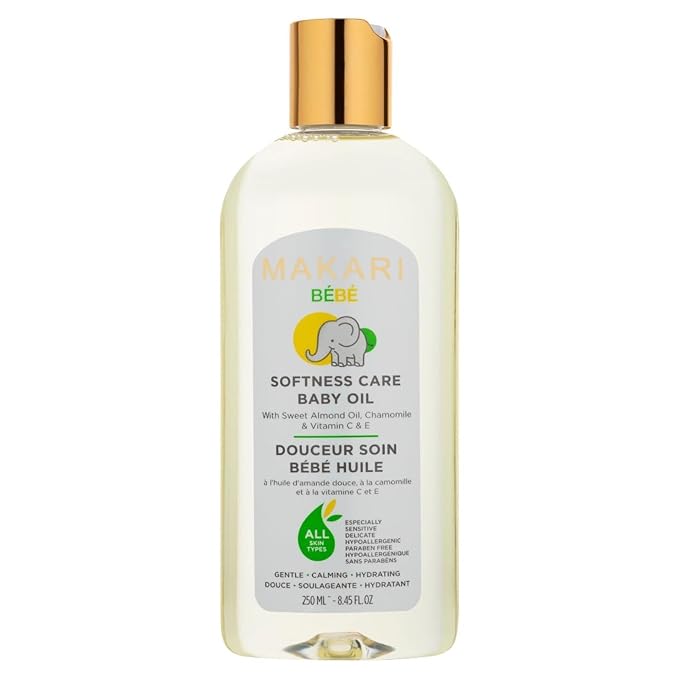 MAKARI Baby Care Bundle | Hypoallergenic Foaming Gel & Softness Care Baby Oil | - Image 3