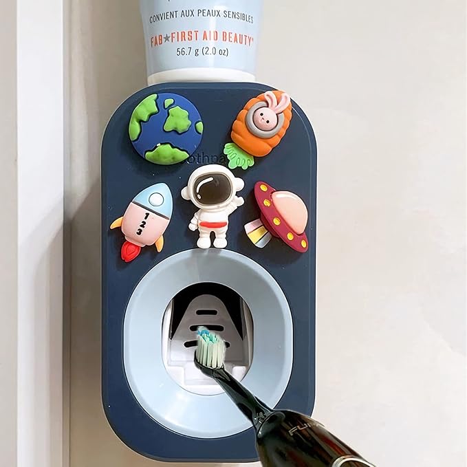 Automatic Toothpaste Dispenser Wall Mounted by Mr.+Thumbs