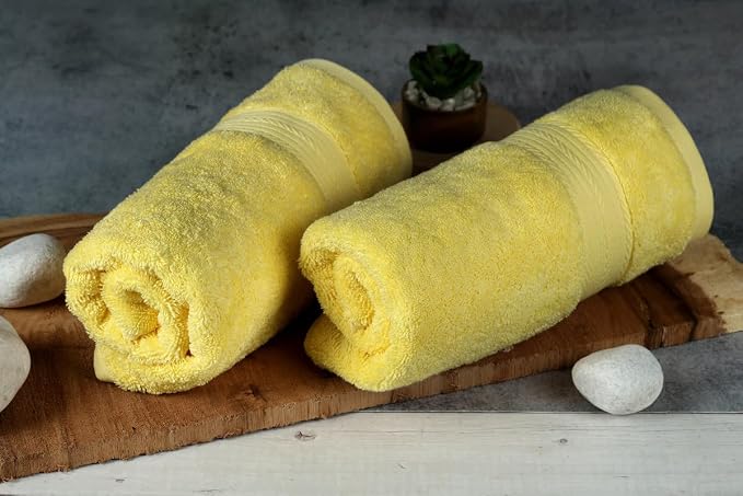 Ample Decor Bathroom Hand Towels 18 X 28 Inch 600 GSM 100% Cotton, Highly - Image 2