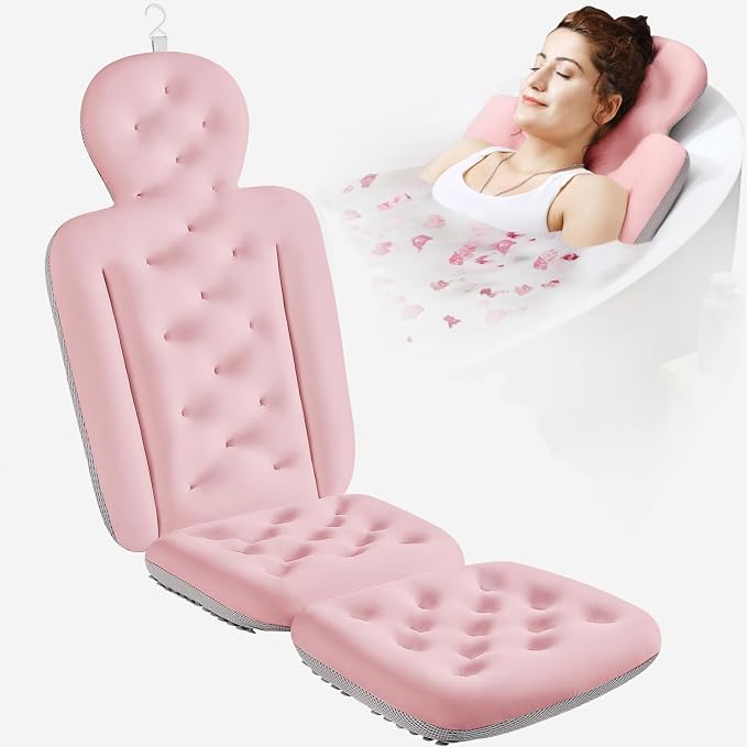 Full Body Bath Pillow for Bathtub, Thick Bathtub Cushion by VOXOR