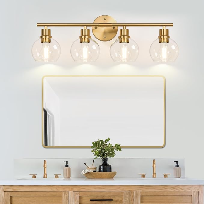 4-Light Bathroom Light Fixtures 2024 Upgrade, Bathroom Wall Sconces - Image 6