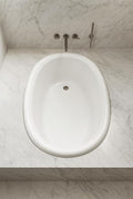Carver Tubs - DJO5839 - Modern White Fiberglass Soaking Bathtub by CarverTubs