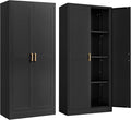 Kitchen Cabinet Storage, 60”Metal Pantry Cabinet by Steeloong