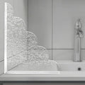 2 PCS Shower Splash Guard for Tub Corner, Self-Adhesive Shower Guards to Keep by LittleJesusFigures