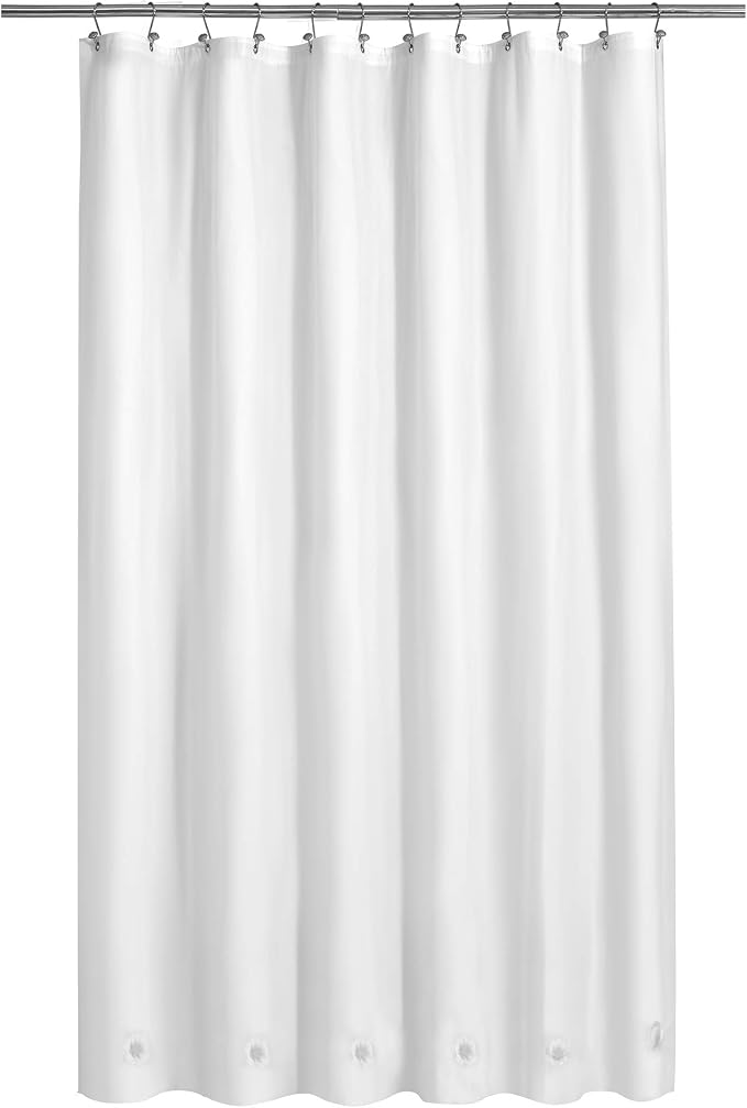 Barossa Design White Shower Curtain Liner by BarossaDesign