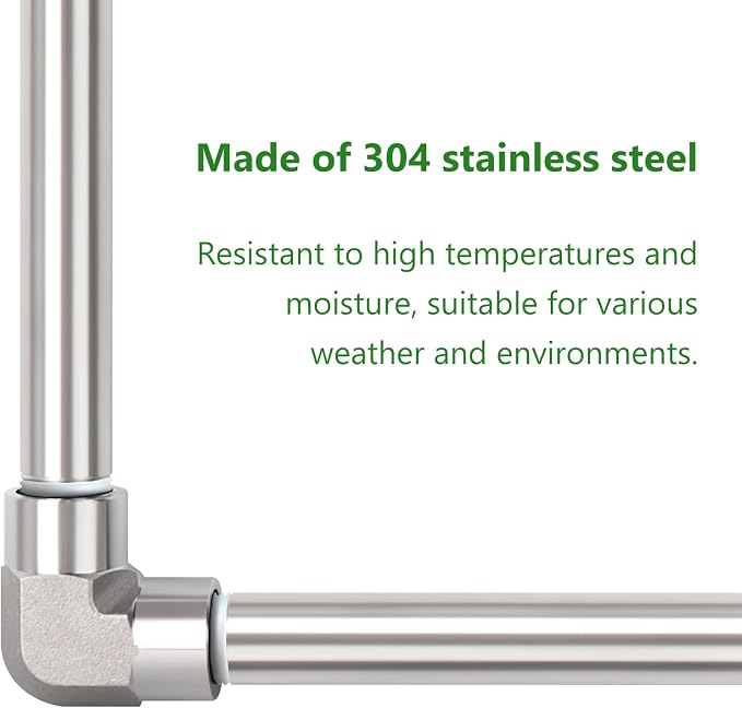 TAISHER 4PCS Stainless Steel Pipe Fittings - Image 6