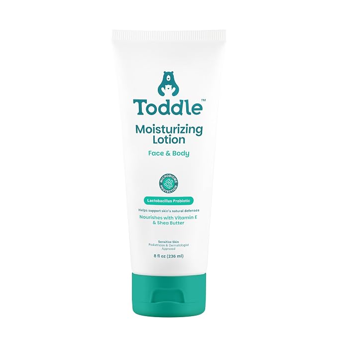 Probiotic Moisturizing Lotion for Face & Body, Eczema & Dry Skin Relief by ToddleSkincare