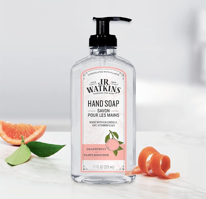 J.R. Watkins Gel Hand Soap, 3 Pack of 11 Fl Oz, Grapefruit - Image 5