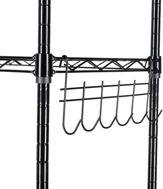 6 Tier Storage Racks Shelving, Heavy Steel Pantry Shelves, Adjustable Wire - Image 7