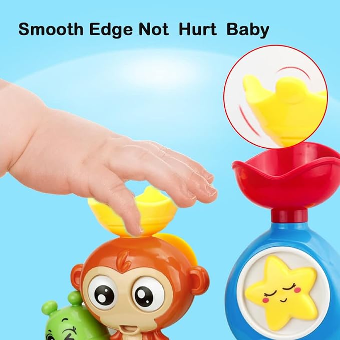G-WACK Bath Toys for Toddlers Age 1 2 3 Year Old Girl Boy, Preschool New Born - Image 5
